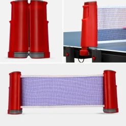 Indoor folding table tennis table with 4 bats and 6 balls