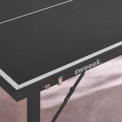 Indoor mini table tennis table with 2 bats and 3 balls