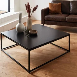 Industrielle square metal coffee table