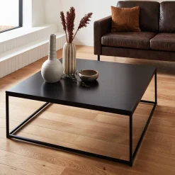 Industrielle square metal coffee table