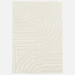 Interior rug with cream arches
