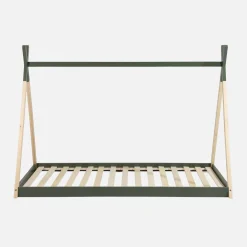 Kid's teepee bed 90 x 190cm natural pine slatted base included