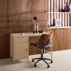 Laminated steel children's desk 1 drawer