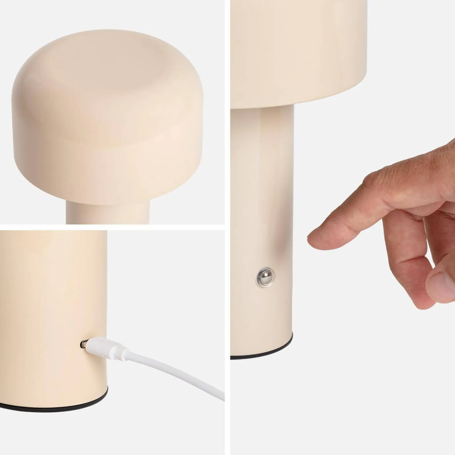 LED metal table lamp indoor Ø 13cm