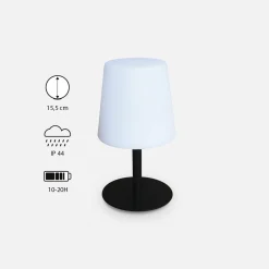 LED table lamp indoor/outdoor 16cm (set of 2)