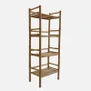 4-level bamboo shelf