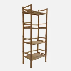 4-level bamboo shelf