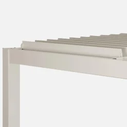 Louvered pergola aluminium and steel 3 x 3m