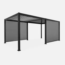 Louvered pergola aluminium 6 x 3m and 2 3m blinds