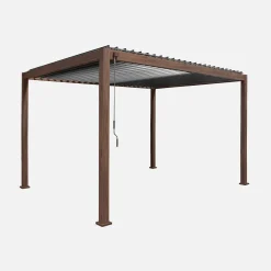 Louvered pergola aluminium 4 x 3m