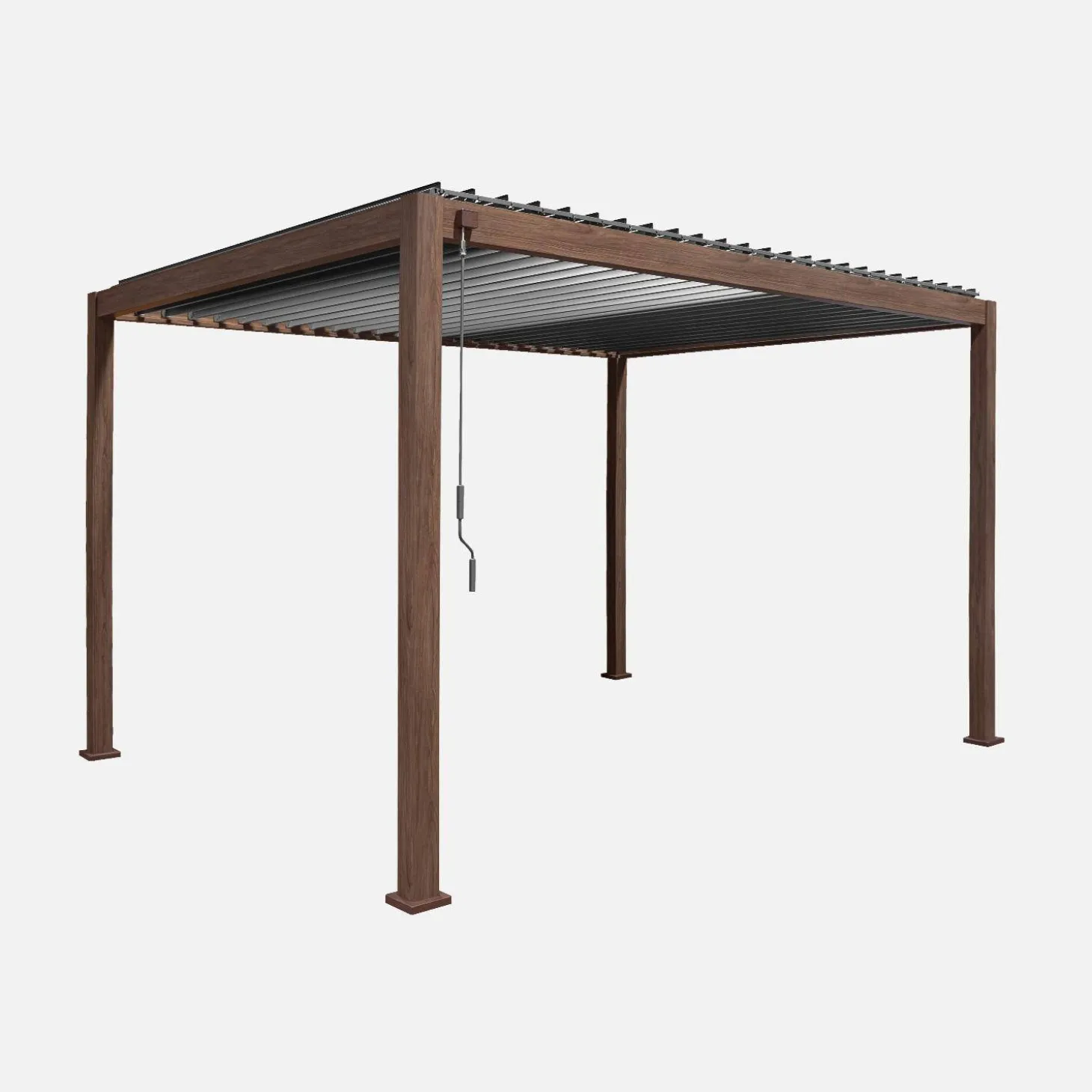 Louvered pergola aluminium 4 x 3m