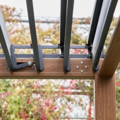Louvered pergola aluminium 4 x 3m