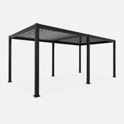 Louvered pergola aluminium 6x3m