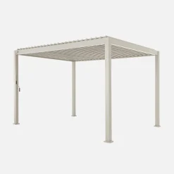 Louvered pergola aluminium 4 x 3m