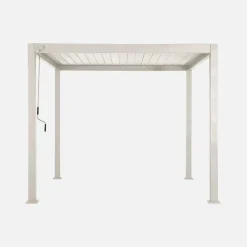 Louvered pergola aluminium 3 x 3m V2