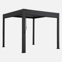 Louvered pergola aluminium 3 x 3m V2 and 2 3m blinds