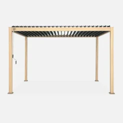 Louvered pergola aluminium 4 x 3m