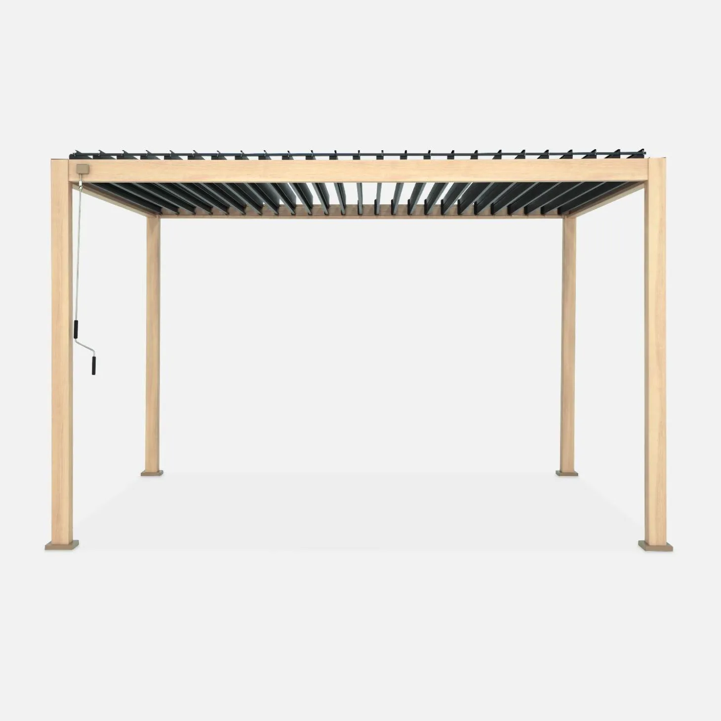 Louvered pergola aluminium 4 x 3m