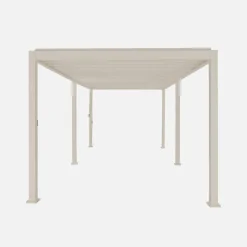 Louvered pergola aluminium 6x3m