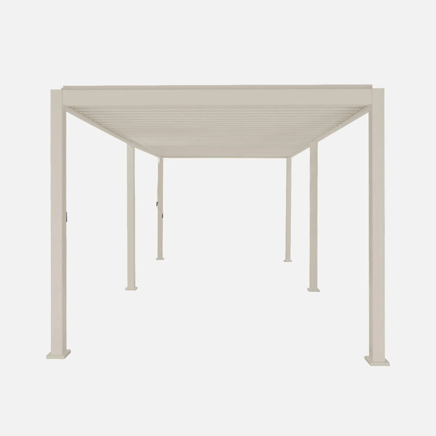 Louvered pergola aluminium 6x3m
