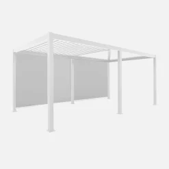 Louvered pergola aluminium 6 x 3m and 2 3m blinds