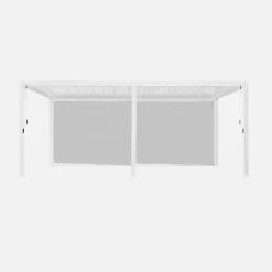 Louvered pergola aluminium 6 x 3m and 2 3m blinds