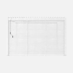 Louvered pergola aluminium 4 x 3m and 3 130cm louver panels