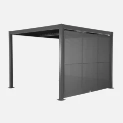 Louvered pergola 3x3m and 3m awning