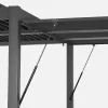 Louvered pergola 4x3m and 3m awning