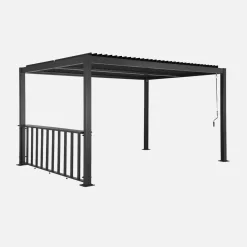 Louvered pergola 3x3m and 3m narrow counter