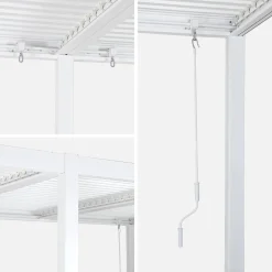 Louvered pergola 6 x 3m + 4 3m blinds
