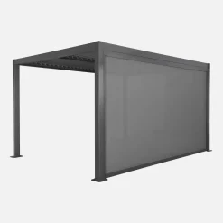 Louvered pergola 4 x 3m with a 4m blind