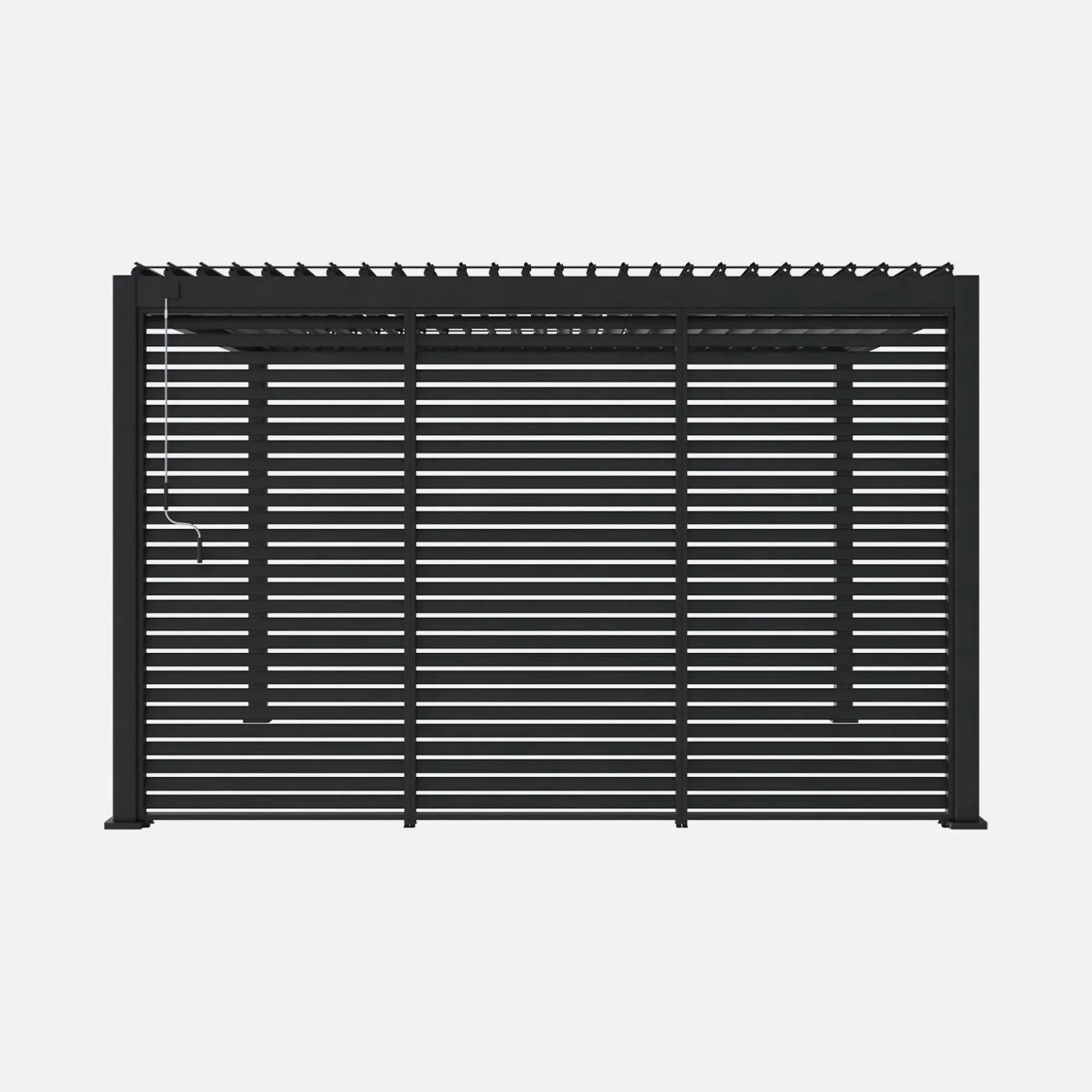 Louver panel aluminium 130cm for Triomphe pergola