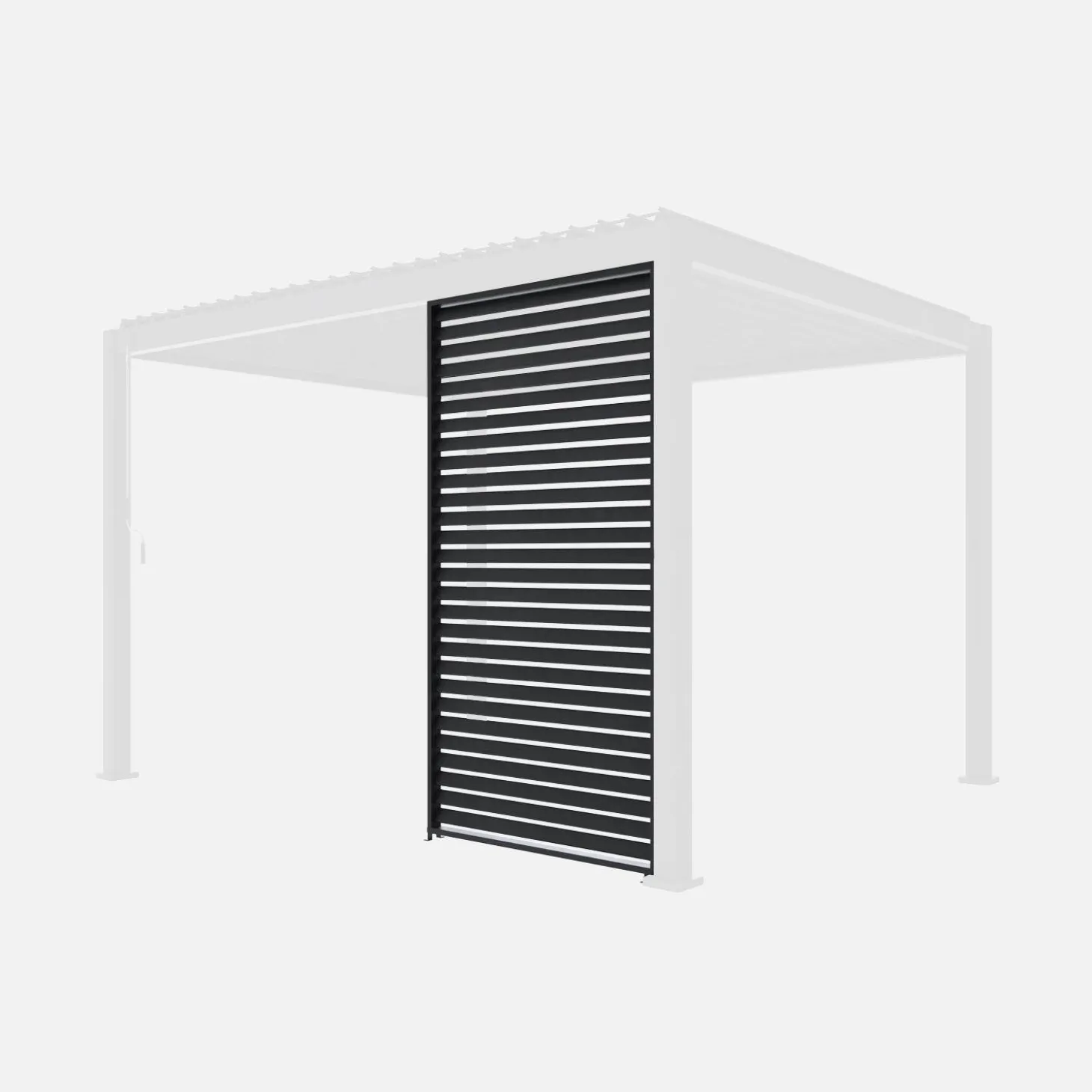 Louver panel aluminium 130cm for Triomphe pergola