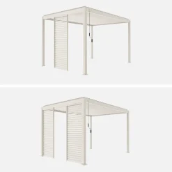 Louver panel aluminium 100cm for Triomphe pergola