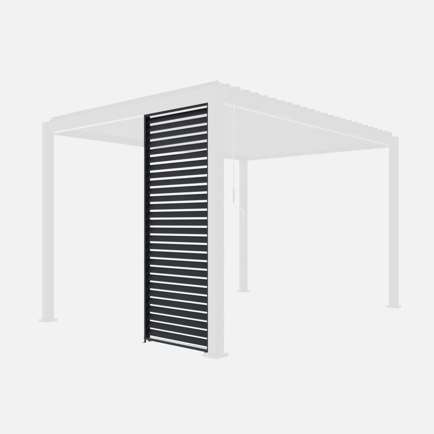 Louver panel aluminium 100cm for Triomphe pergola
