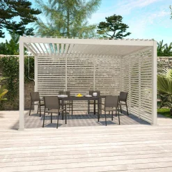 Louver panel aluminium 130cm for Triomphe pergola
