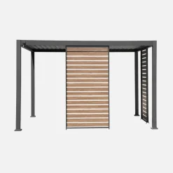 Louver panel aluminium 130 cm for Triomphe pergola 4x3m