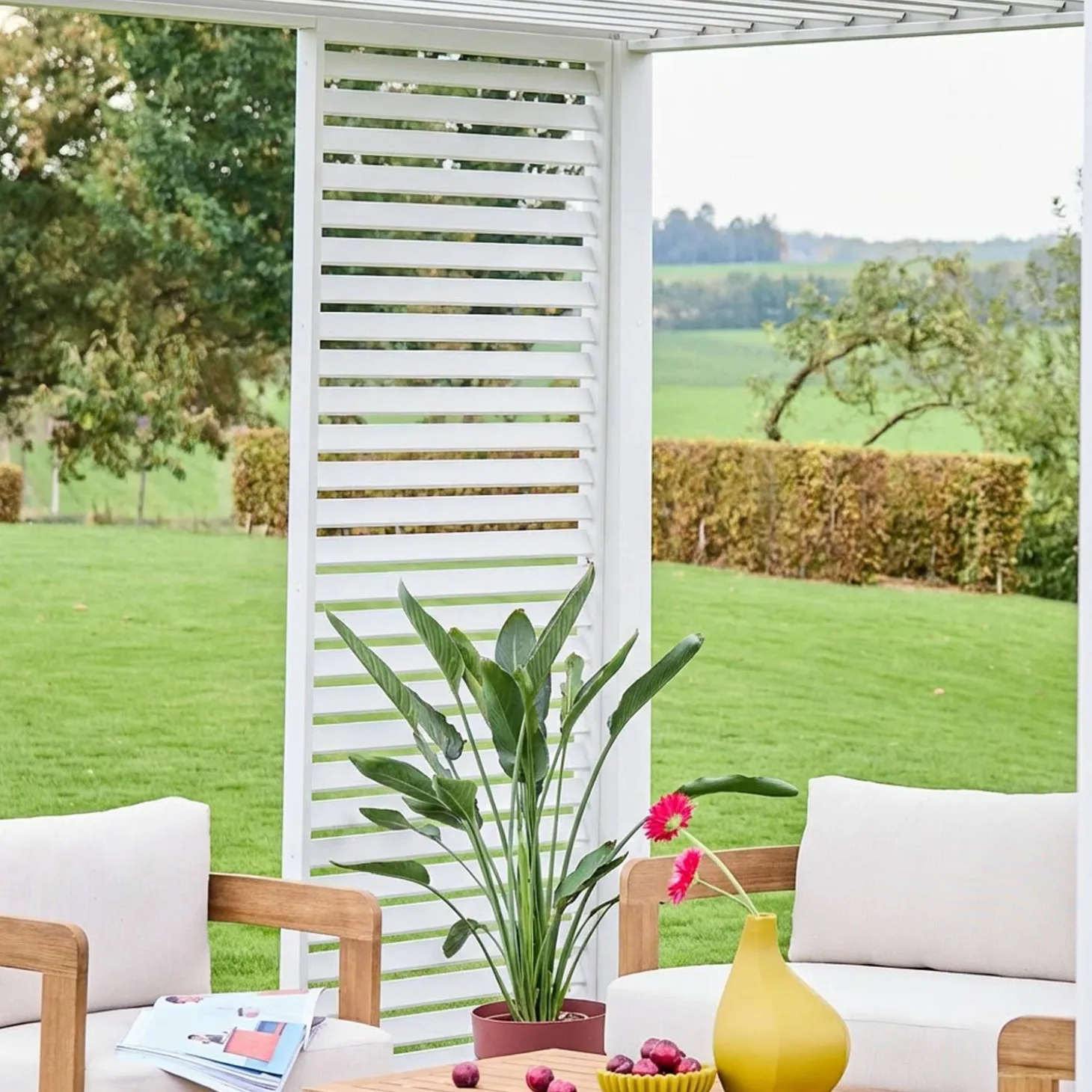 Louver panel aluminium 100cm for Triomphe pergola