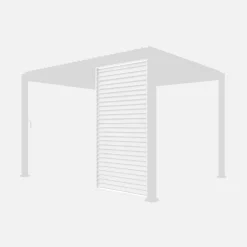 Louver panel aluminium 130cm for Triomphe pergola