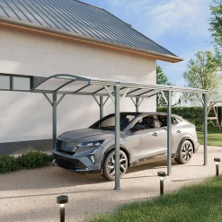 15m² aluminium and polycarbonate carport