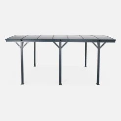 15m² aluminium and polycarbonate carport