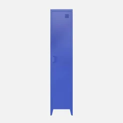 Metal cabinet/locker with 4 storage compartments, industrial-style
