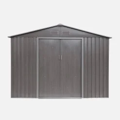 Metal garden shed 5.29m² with anchoring kit