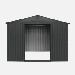 Metal garden shed 5.29m² with anchoring kit
