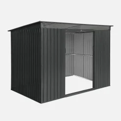 Metal garden shed 4.85m2 with skylight