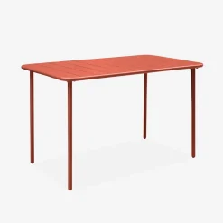 Metal garden table + 4 chairs