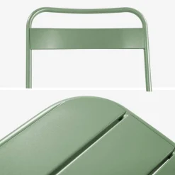 Metal garden table + 4 chairs