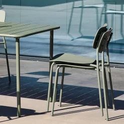 Metal garden table + 6 chairs