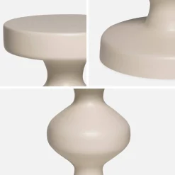 Metal side table